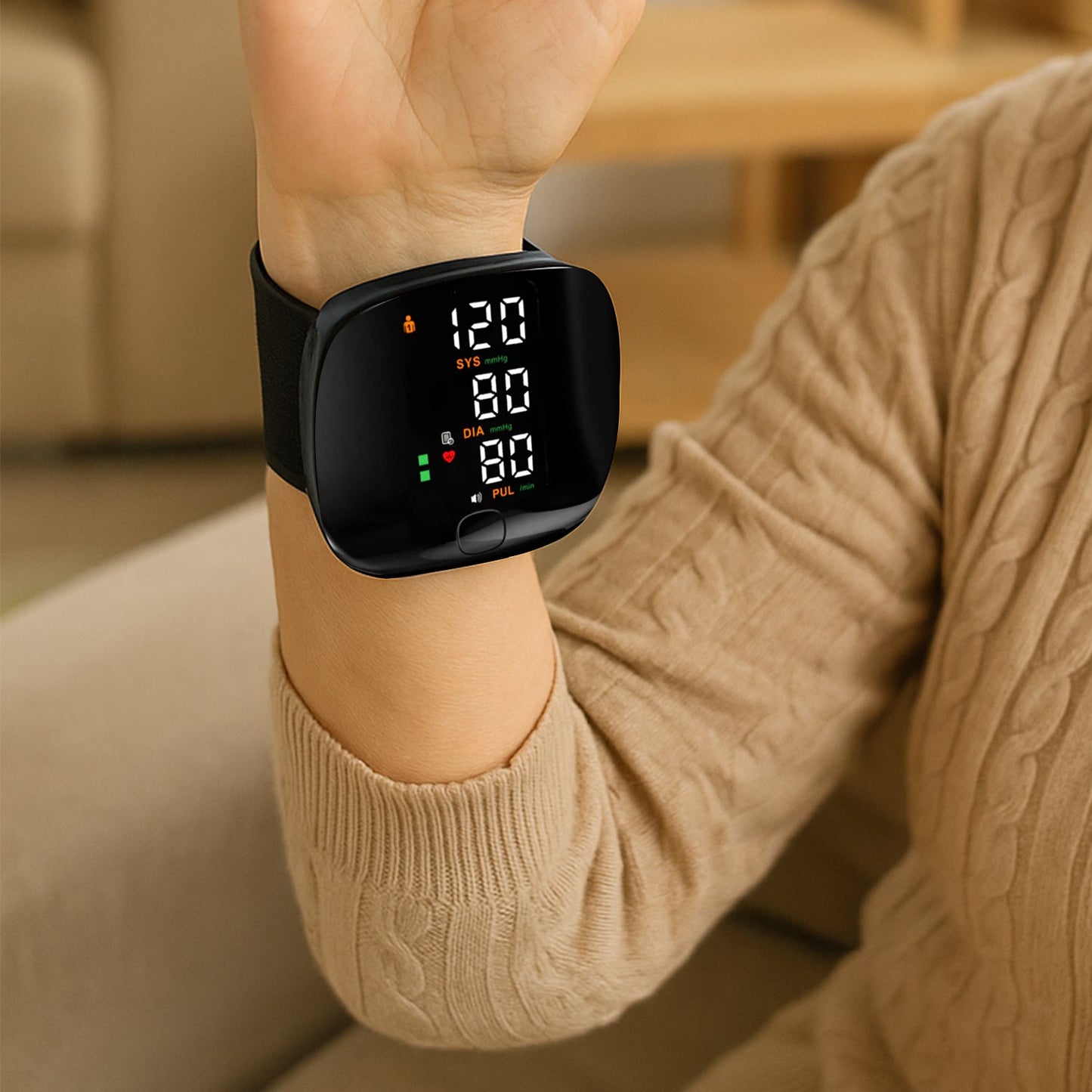 Smart Health Tracker | Blood Pressure Monitor with Dual User Memory | Accurate Readings for On-the-Go Health Monitoring 6
