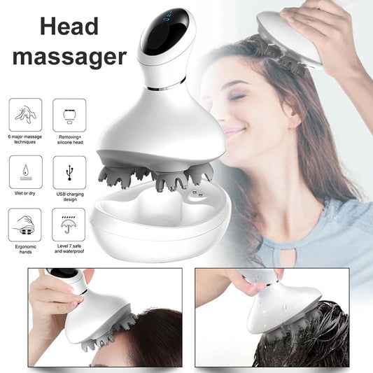 Smart Series | Electric Scalp Massager with 28 Flexible Prongs | Waterproof Head Massager for Deep Relaxation 1
