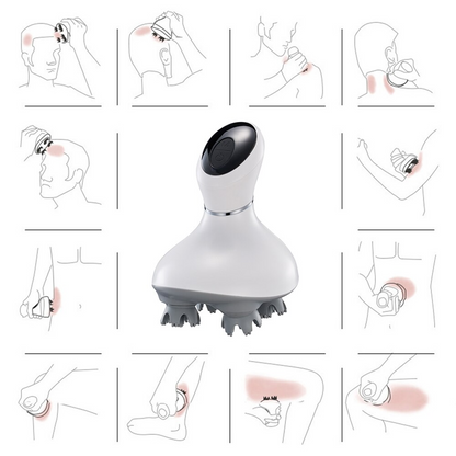 Smart Series | Electric Scalp Massager with 28 Flexible Prongs | Waterproof Head Massager for Deep Relaxation 4