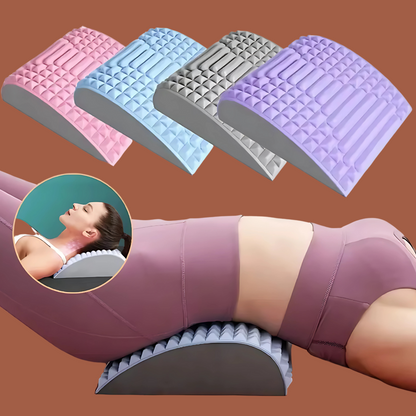 Spinal Relief | Back Stretcher for Lower & Upper Back with 3-Level Adjustable Arch | Portable Tool for Pain Relief and Posture Support 1