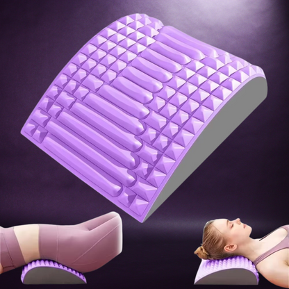 Spinal Relief | Back Stretcher for Lower & Upper Back with 3-Level Adjustable Arch | Portable Tool for Pain Relief and Posture Support 5