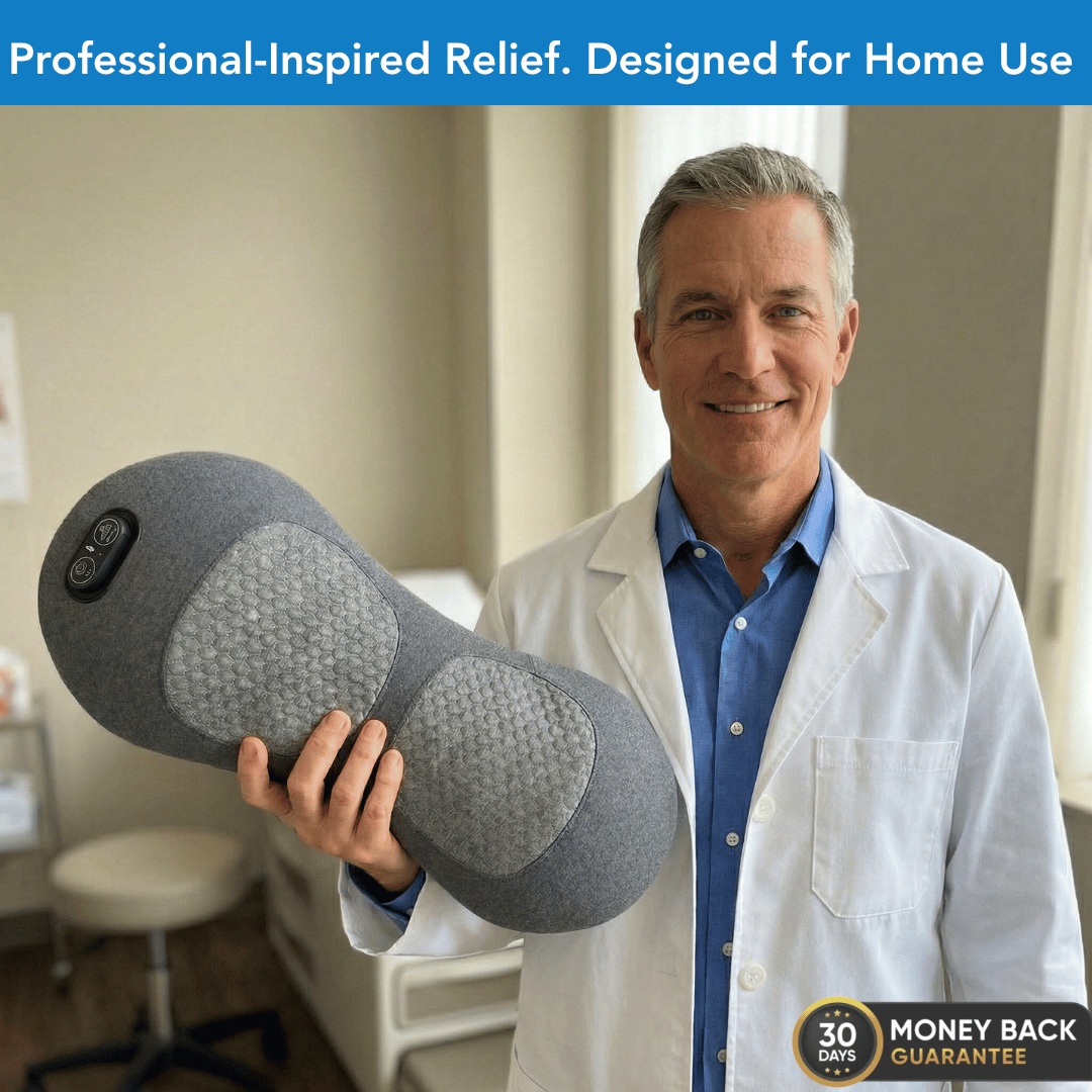 Therapeutic Massager for Sciatica Relief with Heat Function | Ergonomic Design for Enhanced Comfort 4