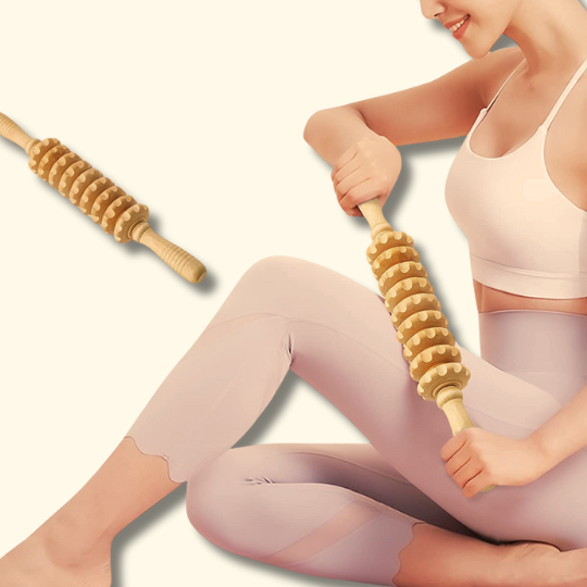 Therapeutic Wood Massage Tool Set | 6-Piece Collection with Ergonomic Design | Versatile Tools for Muscle Relief 4