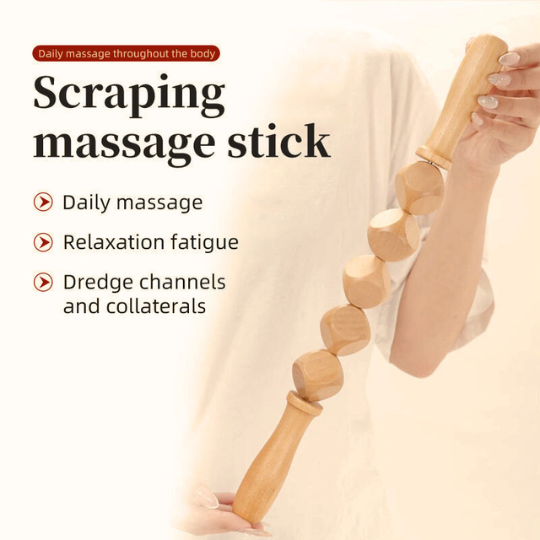 Therapeutic Wood Massage Tool Set | 6-Piece Collection with Ergonomic Design | Versatile Tools for Muscle Relief 5