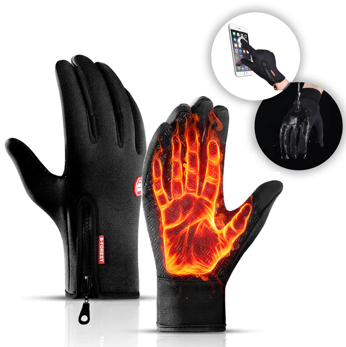 ThermaGrip | Thermal Gloves with Heat-Retaining Technology | Comfortable Grip for Outdoor Activities 1