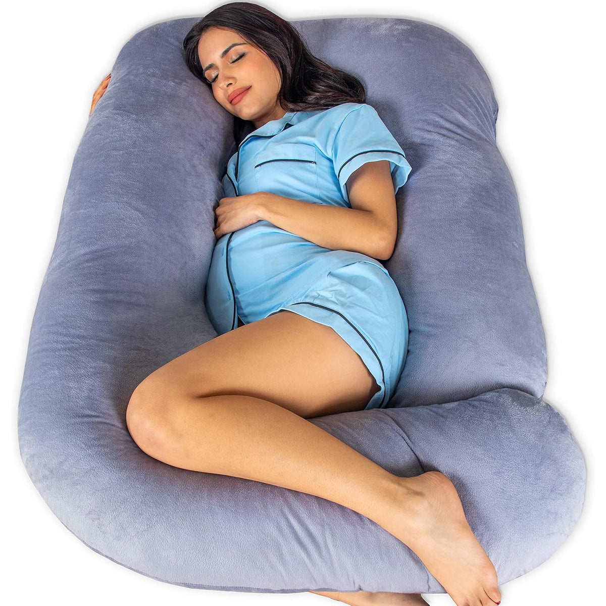 U-Shaped Pregnancy Pillow for Full Body Support with Removable Cover | Ideal Maternity Comfort for Better Sleep 5