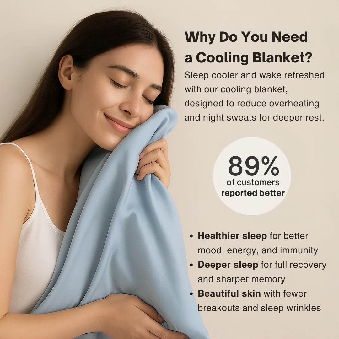 Ultimate Cooling Blanket | Advanced Cooling Fabric for Restful Sleep 1