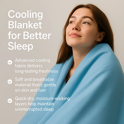 Ultimate Cooling Blanket | Advanced Cooling Fabric for Restful Sleep 2