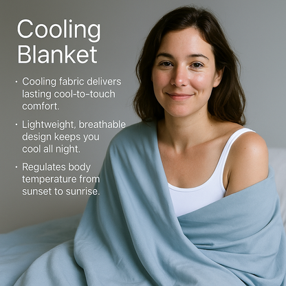 Ultimate Cooling Blanket | Advanced Cooling Fabric for Restful Sleep 4