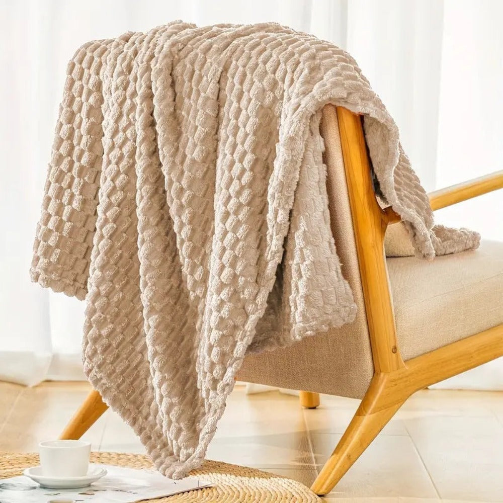 Unisex Plush Polyester Throw Blanket | Soft Cozy All-Season Decorative Throws 5