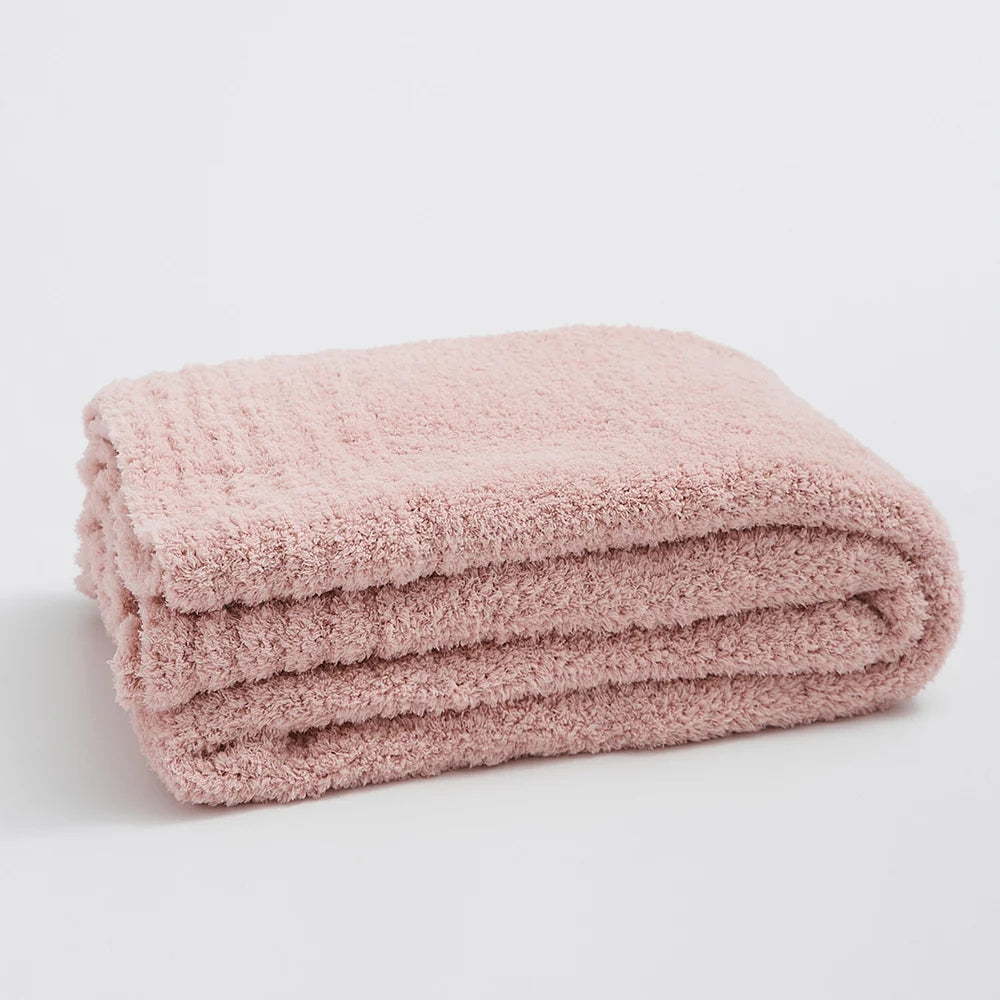 Unisex Soft Microfiber Knit Throw Blanket | Cozy Minimalist Design for All Seasons 7