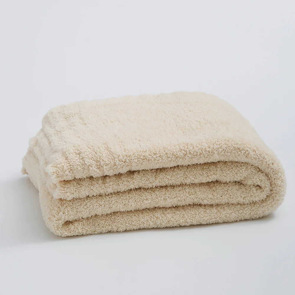 Unisex Soft Microfiber Knit Throw Blanket | Cozy Minimalist Design for All Seasons 9