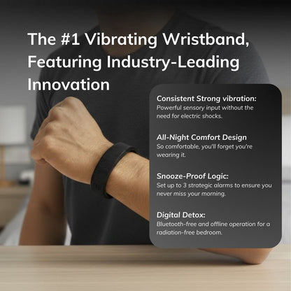 Vibration Alarm Wristband with Subtle Wake-Up Feature | Ideal for Deep Sleepers and Couples 3
