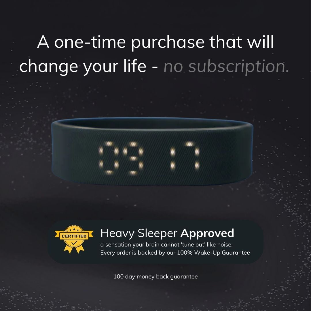 Vibration Alarm Wristband with Subtle Wake-Up Feature | Ideal for Deep Sleepers and Couples 4