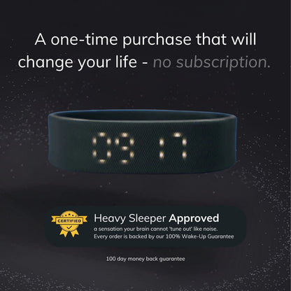 Vibration Alarm Wristband with Subtle Wake-Up Feature | Ideal for Deep Sleepers and Couples 4